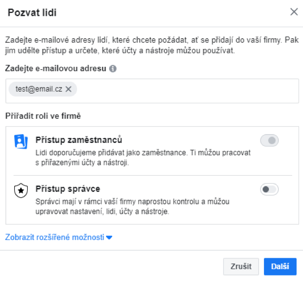 Jak udělit přístup dalším lidem