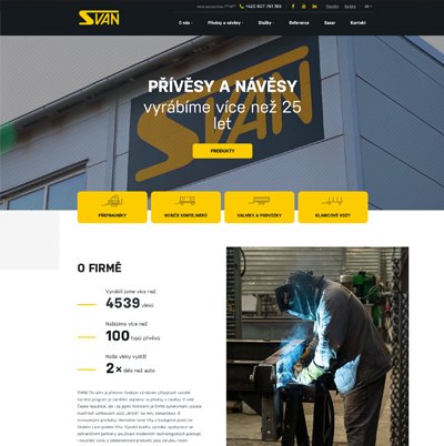 Nový web pro SVAN Chrudim s.r.o.