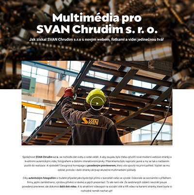 Multimédia pro <br> SVAN Chrudim s. r. o.