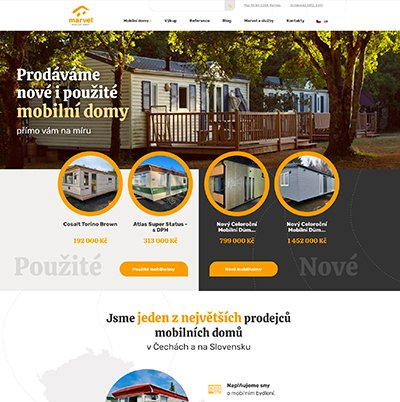 Nový web pro MARVEL-INTERNATIONAL